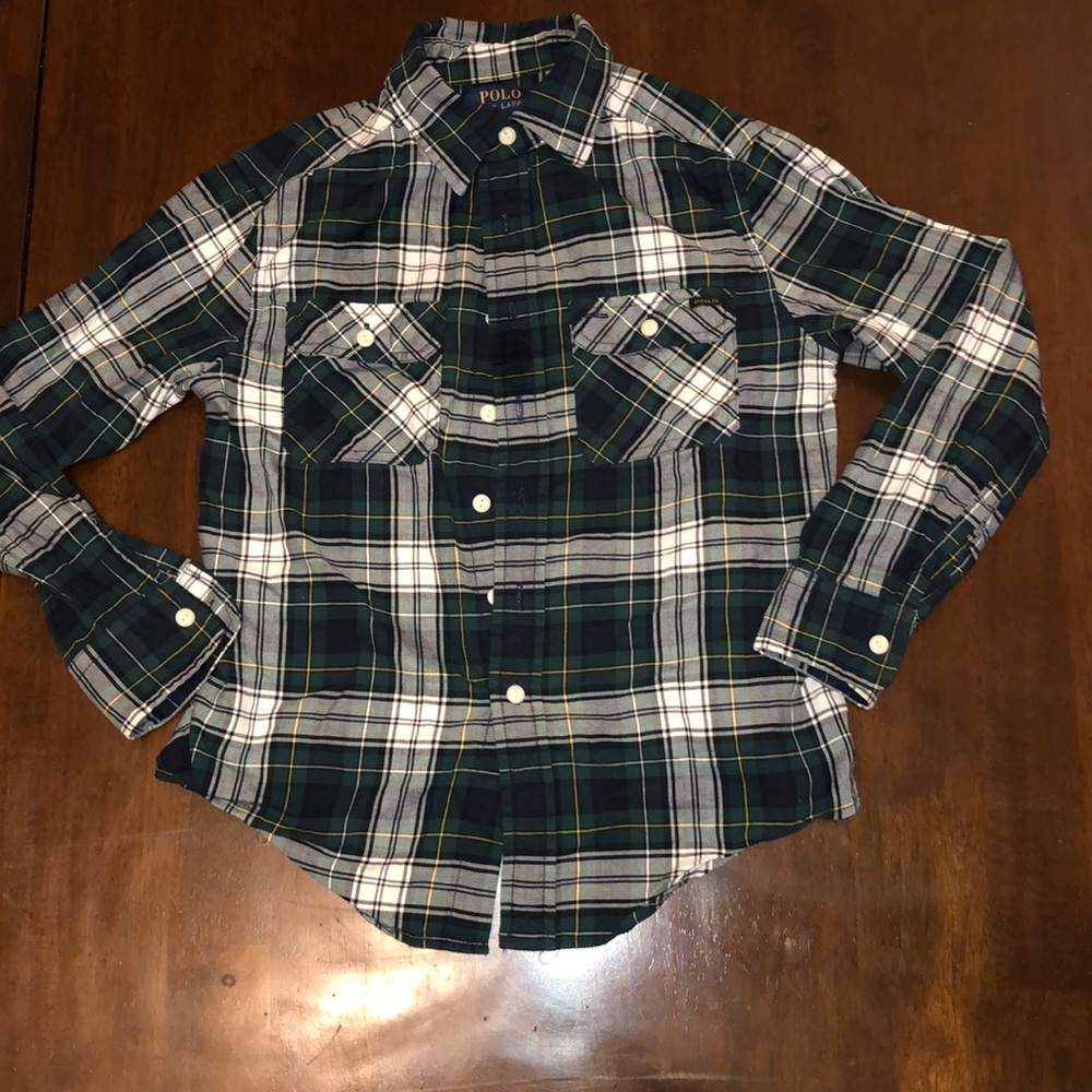 Polo plaid button up